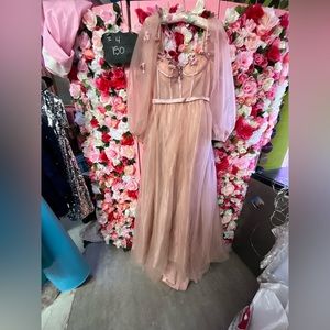 pink formal dress